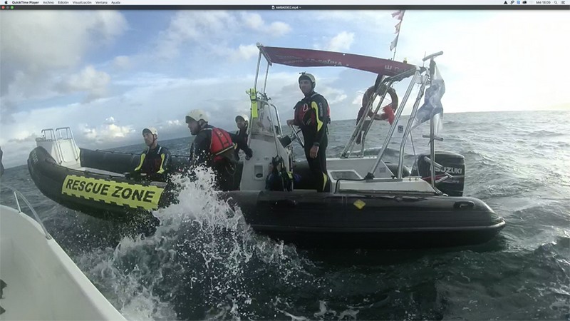 Duras condiciones en el Campeonato Navarro de Pesca Submarina